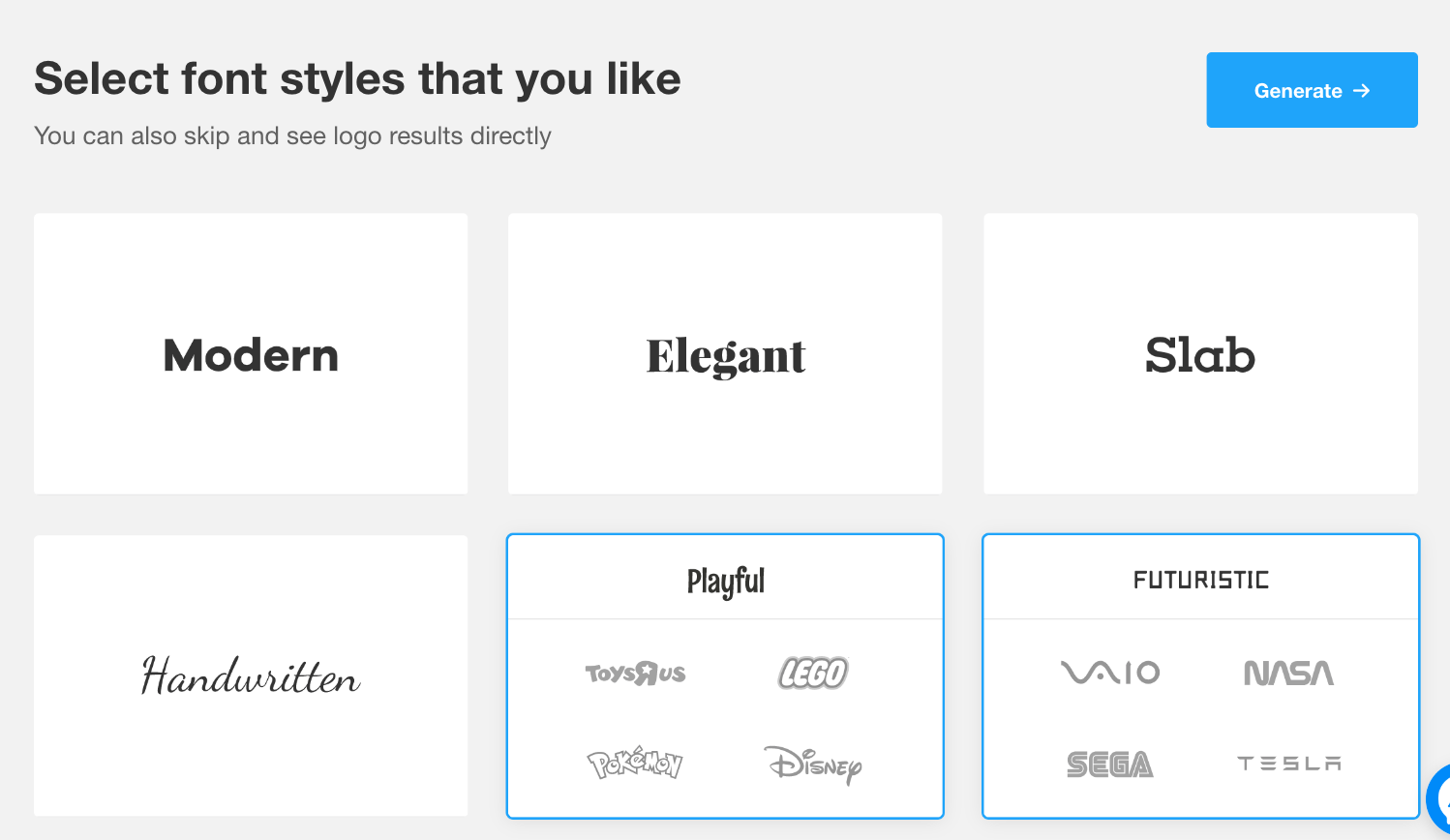 logo font styles