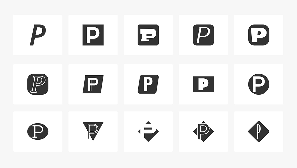 Making a "P" Letter Monogram Online For Free