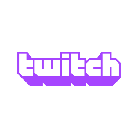 Twitch Logo: Design your own Gaming / Techno Block Typography logo