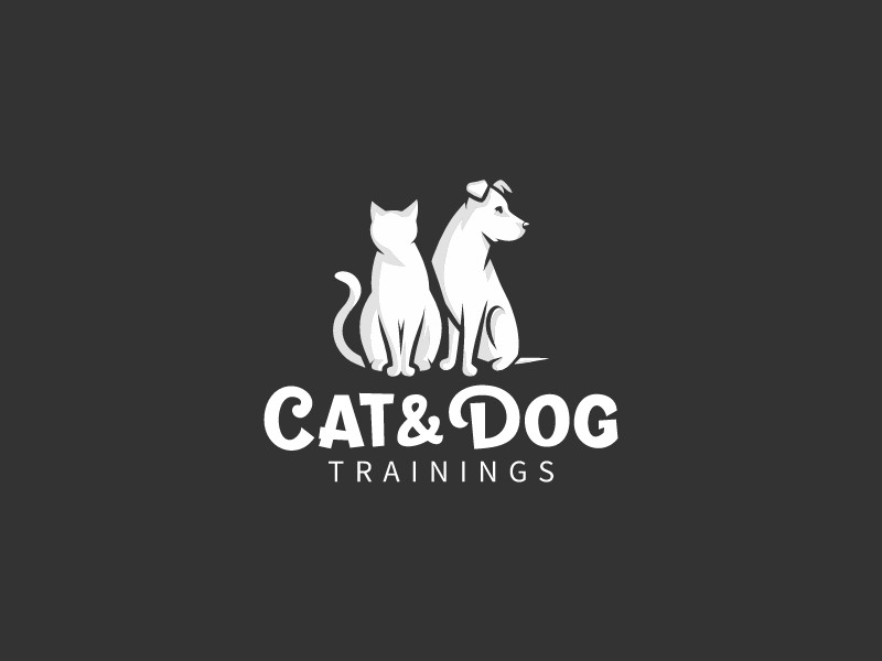 cat logo design template 1