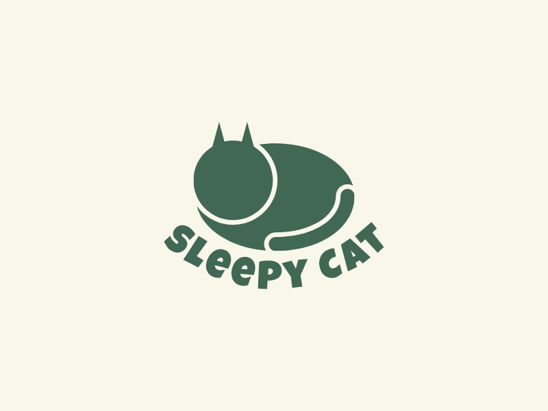 cat logo design template 7
