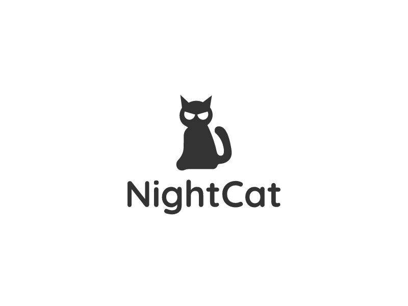 cat logo design template 8