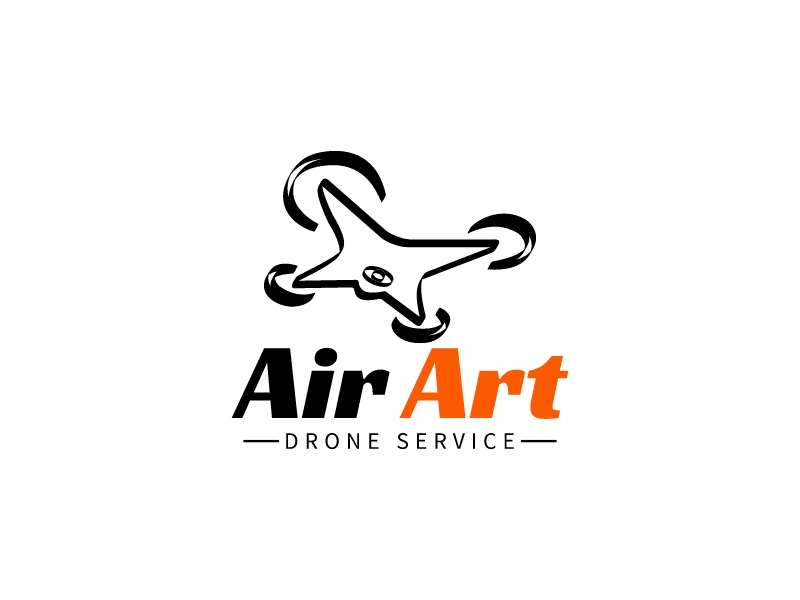 drone logo design template 3