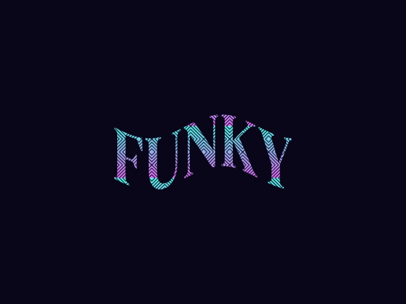 funky logo design template 3