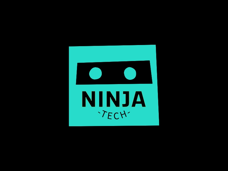 ninja logo design template 3