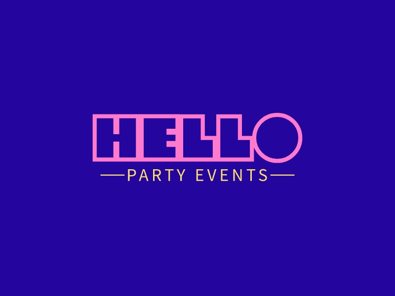 party logo design template 3