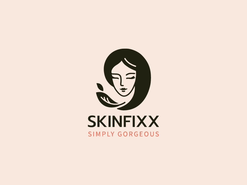 skin care logo design template 8
