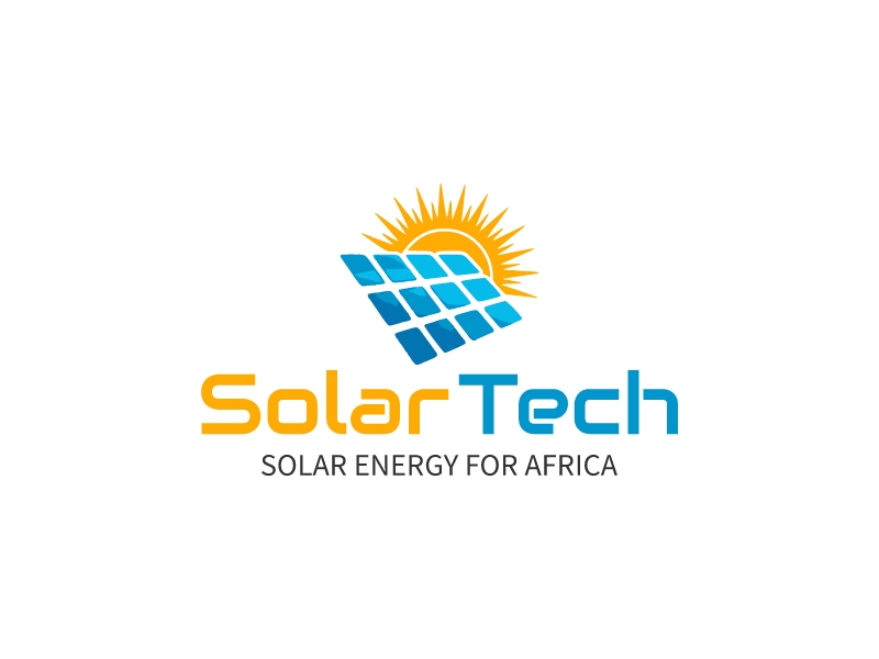 solar logo design template 4