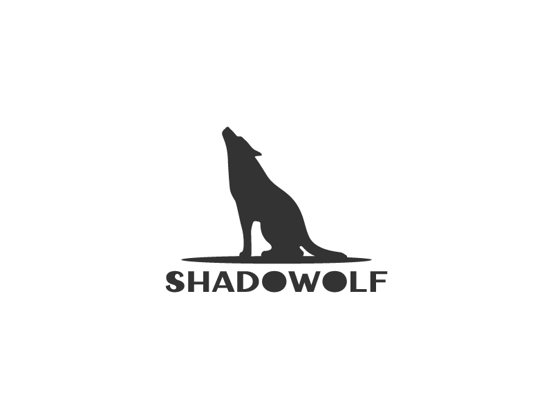 wolf logo design template 1