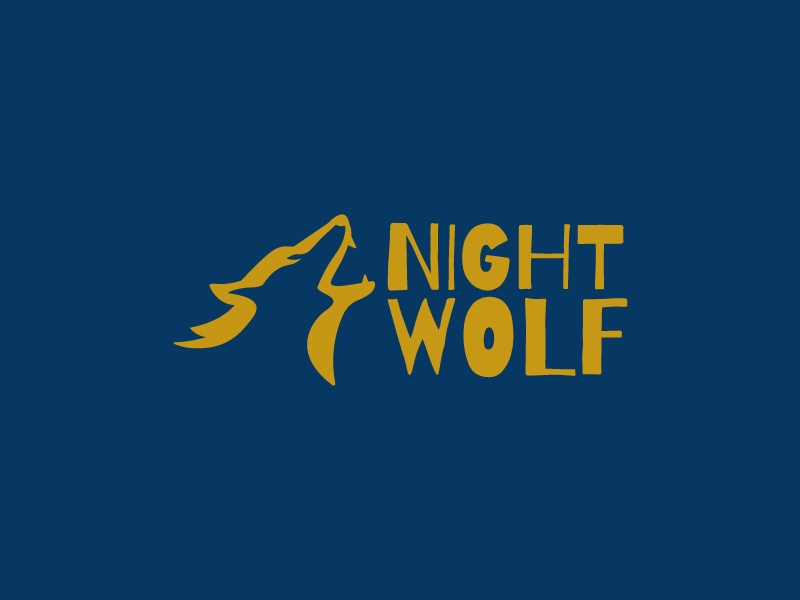 wolf logo design template 2