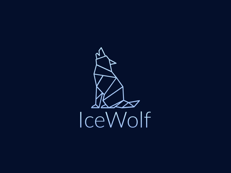 wolf logo design template 6